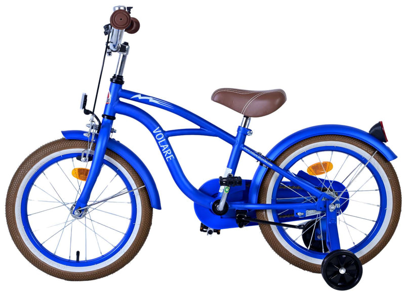 Afbeelding laden in galerijviewer, Volare blue cruiser kinderfiets - jongens - 16 inch - blauw

