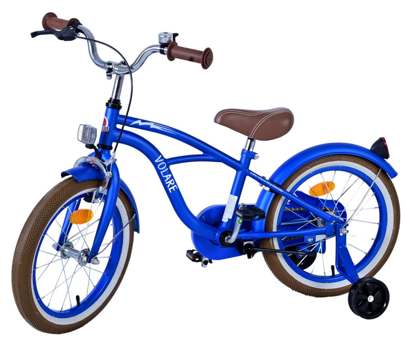 Afbeelding laden in galerijviewer, Volare blue cruiser kinderfiets - jongens - 16 inch - blauw
