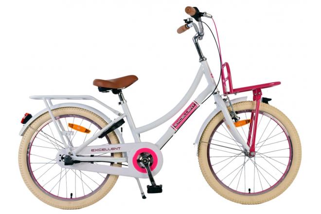 Afbeelding laden in galerijviewer, Volare Volare Kinderfiets Meisjes 20 inch Wit 3 versnellingen
