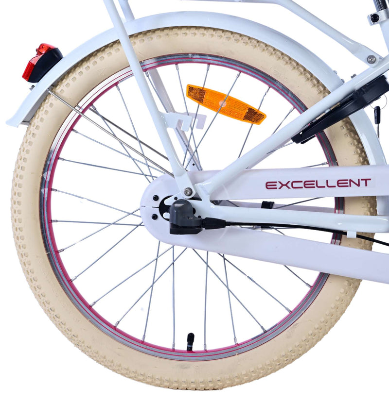 Afbeelding laden in galerijviewer, Volare Volare Kinderfiets Meisjes 20 inch Wit 3 versnellingen
