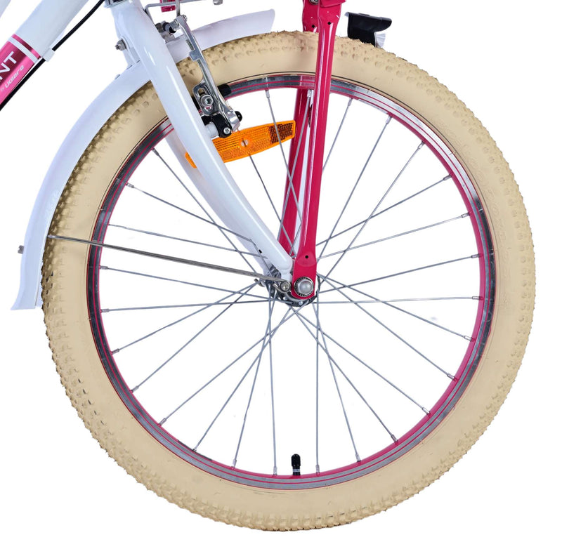 Afbeelding laden in galerijviewer, Volare Volare Kinderfiets Meisjes 20 inch Wit 3 versnellingen
