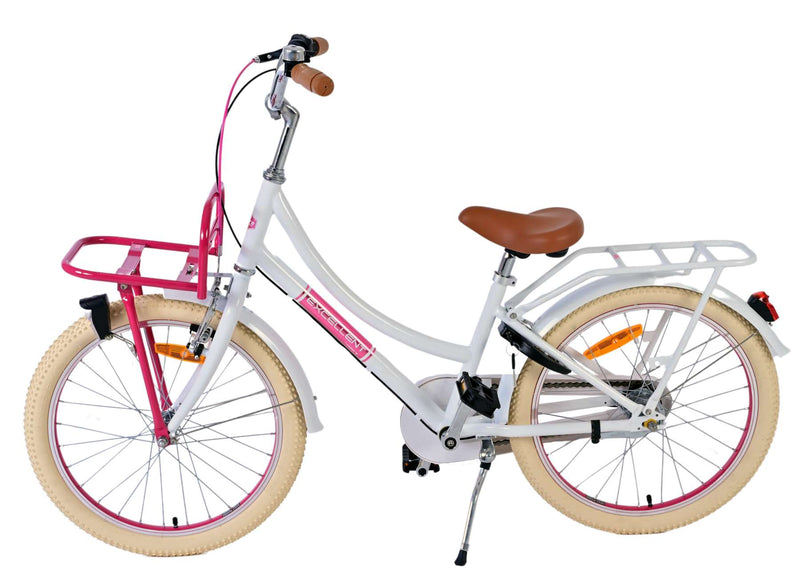 Afbeelding laden in galerijviewer, Volare Volare Kinderfiets Meisjes 20 inch Wit 3 versnellingen
