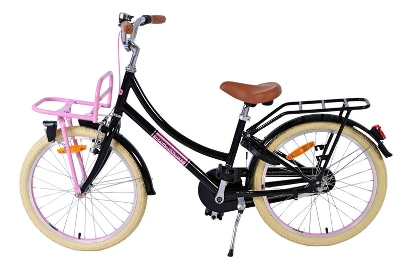 Afbeelding laden in galerijviewer, Volare excellent kinderfiets - meisjes - 20 inch - zwart

