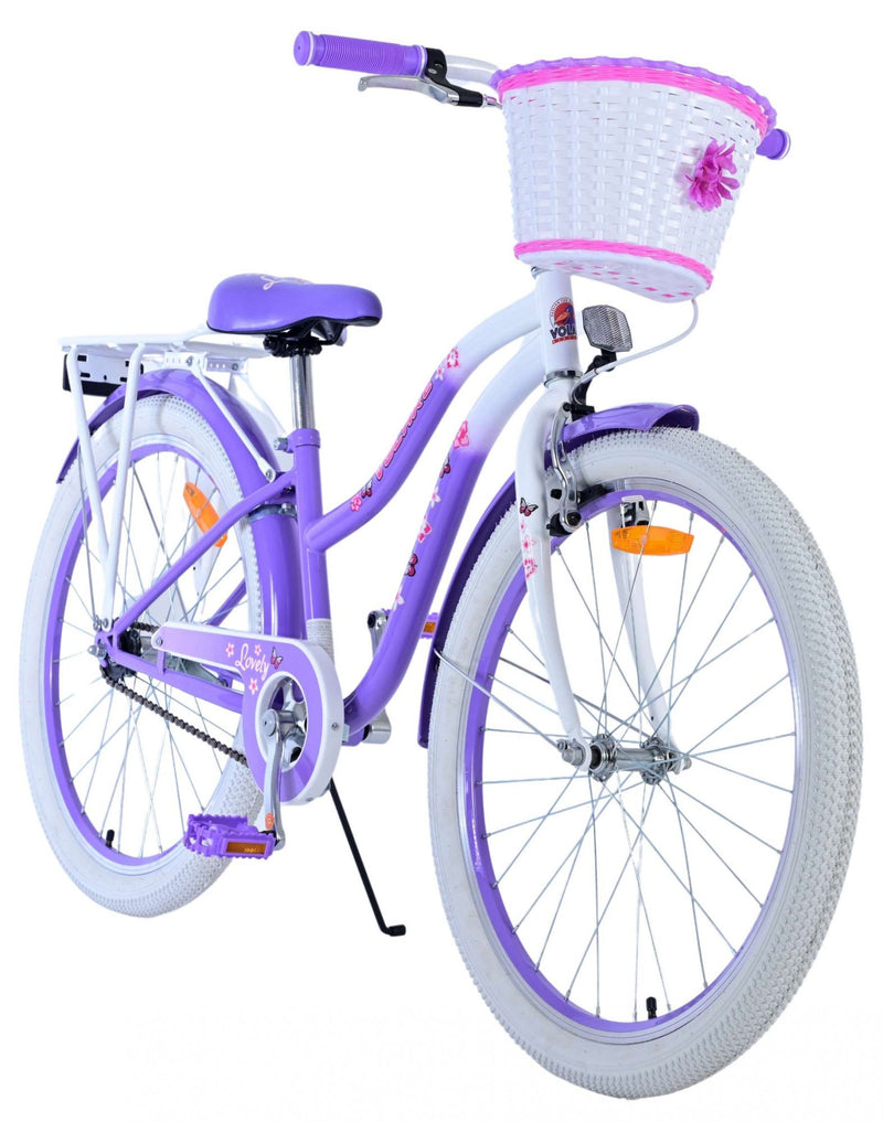 Afbeelding laden in galerijviewer, Volare lovely kinderfiets - meisjes - 24 inch - paars
