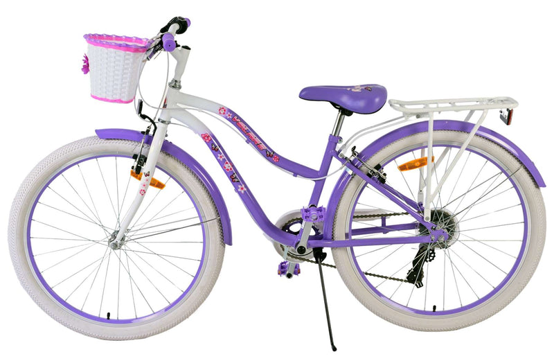 Afbeelding laden in galerijviewer, Volare lovely kinderfiets - meisjes - 26 inch - paars - 7 speed
