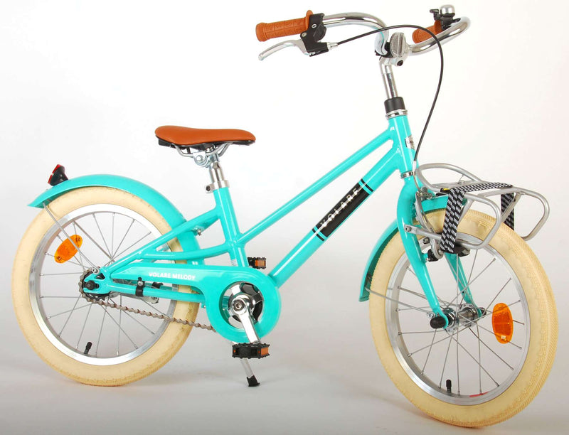 Afbeelding laden in galerijviewer, Volare Melody Kinderfiets - Meisjes - 16 inch - Turquoise - Prime Collection
