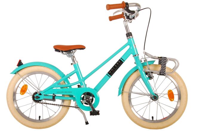 Afbeelding laden in galerijviewer, Volare Melody Kinderfiets - Meisjes - 16 inch - Turquoise - Prime Collection
