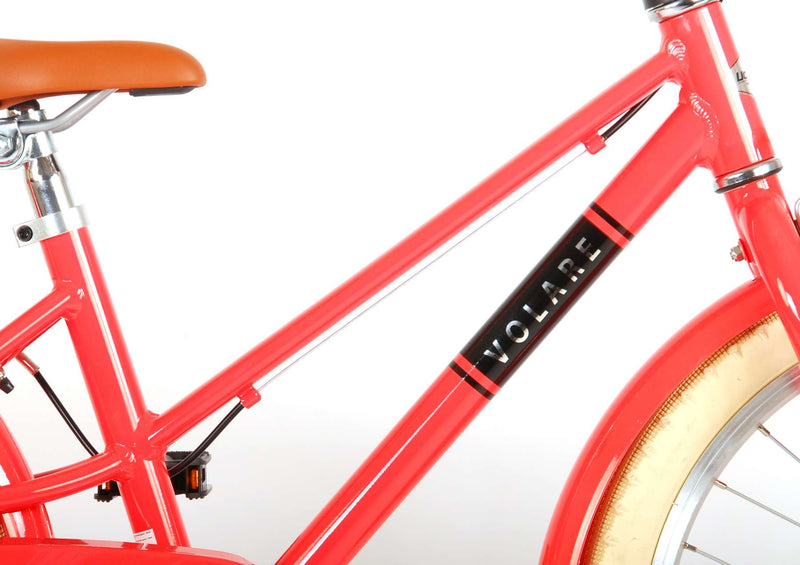 Afbeelding laden in galerijviewer, Volare Melody Kinderfiets Meisjes 20 inch Koraal Rood Twee Handremmen Prime Collection
