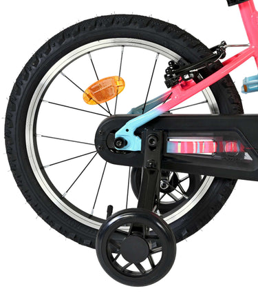 Volare milano kinderfiets - meisjes - 16 inch - roze - twee handremmen