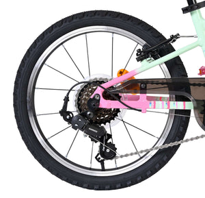 Volare milano kinderfiets - meisjes - 18 inch - mintgroen - 6 speed