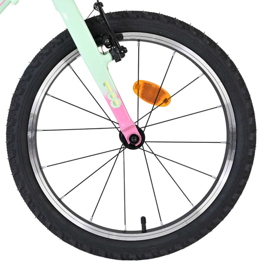Volare milano kinderfiets - meisjes - 18 inch - mintgroen - 6 speed
