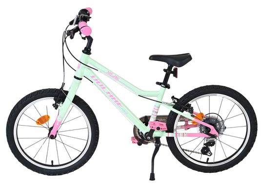 Volare milano kinderfiets - meisjes - 18 inch - mintgroen - 6 speed