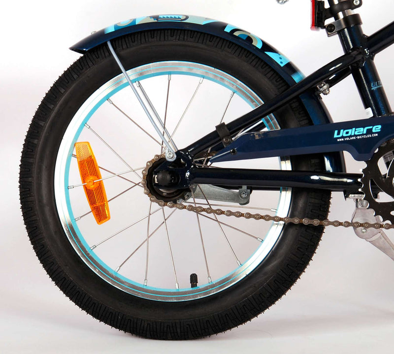 Afbeelding laden in galerijviewer, Volare Miracle Cruiser Kinderfiets - Jongens - 16 inch - Mat Blauw - Prime Collection
