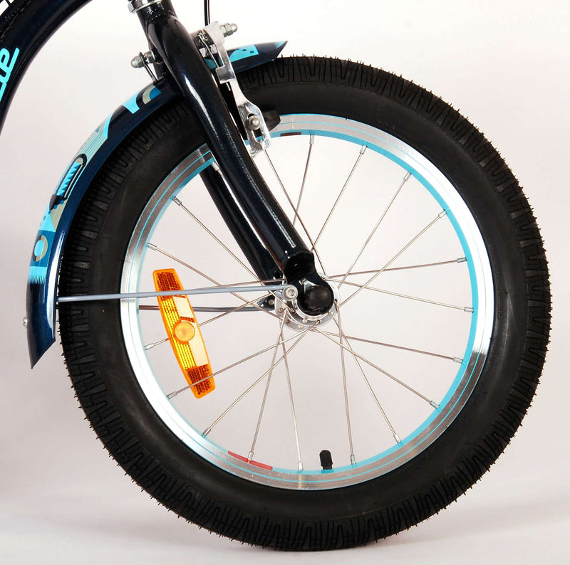 Afbeelding laden in galerijviewer, Volare Miracle Cruiser Kinderfiets - Jongens - 16 inch - Mat Blauw - Prime Collection

