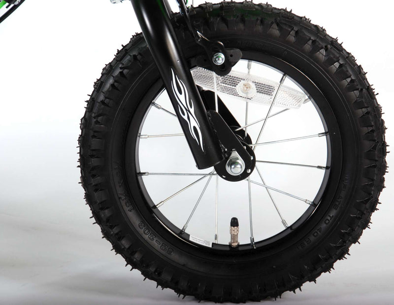 Afbeelding laden in galerijviewer, Volare Motorbike Kinderfiets Jongens 12 inch Groen Twee handremmen
