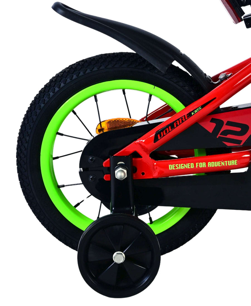 Afbeelding laden in galerijviewer, Volare rocky kinderfiets - jongens - 12 inch - rood - twee handremmen
