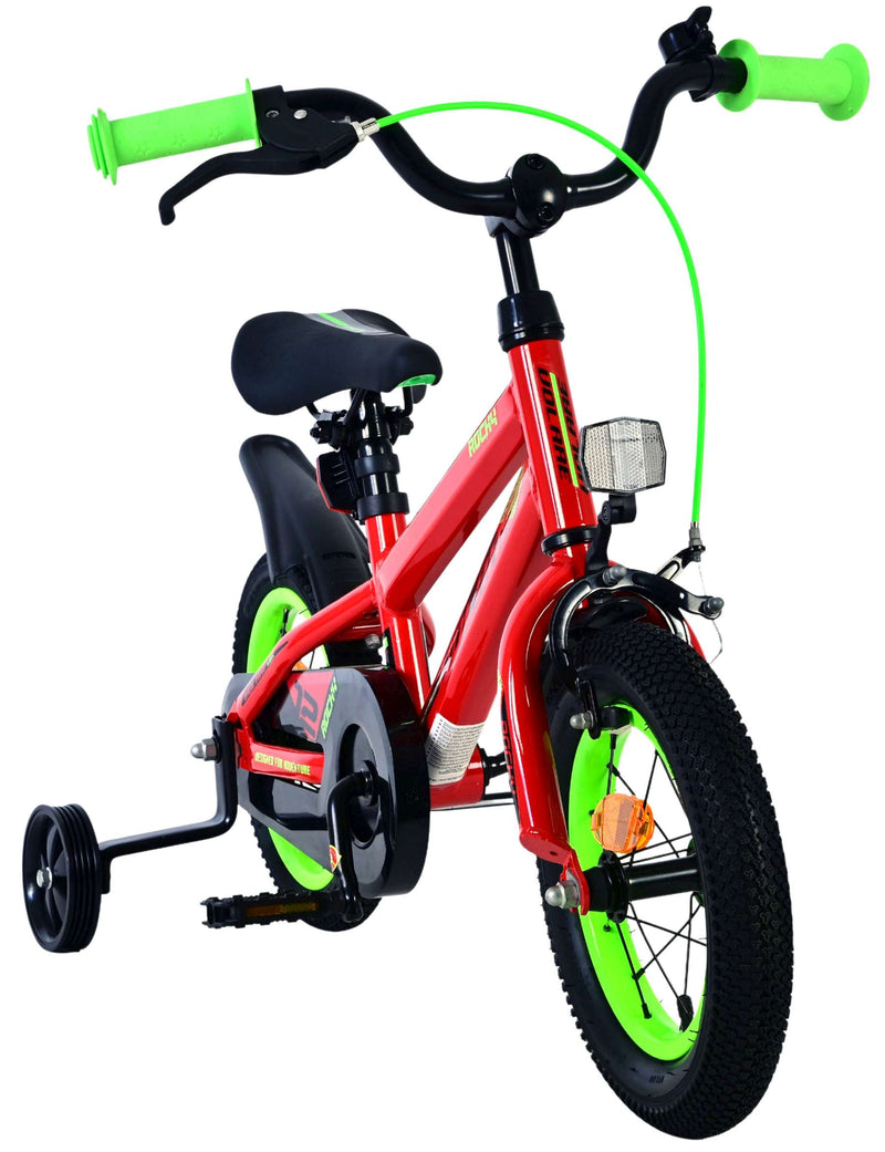 Afbeelding laden in galerijviewer, Volare rocky kinderfiets - jongens - 12 inch - rood - twee handremmen
