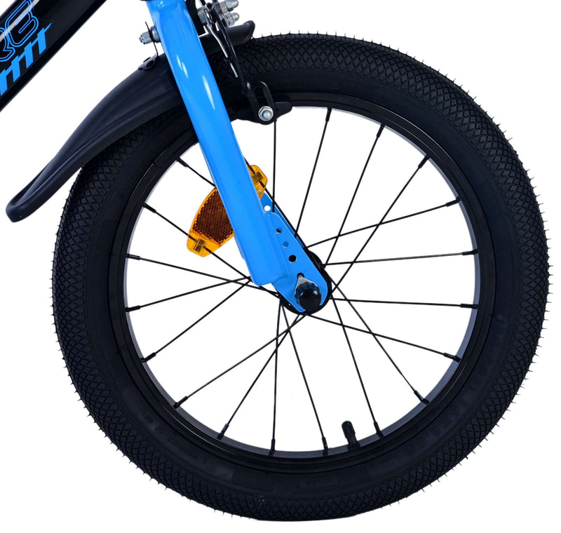Afbeelding laden in galerijviewer, Volare sportivo kinderfiets - jongens - 16 inch - blauw zwart
