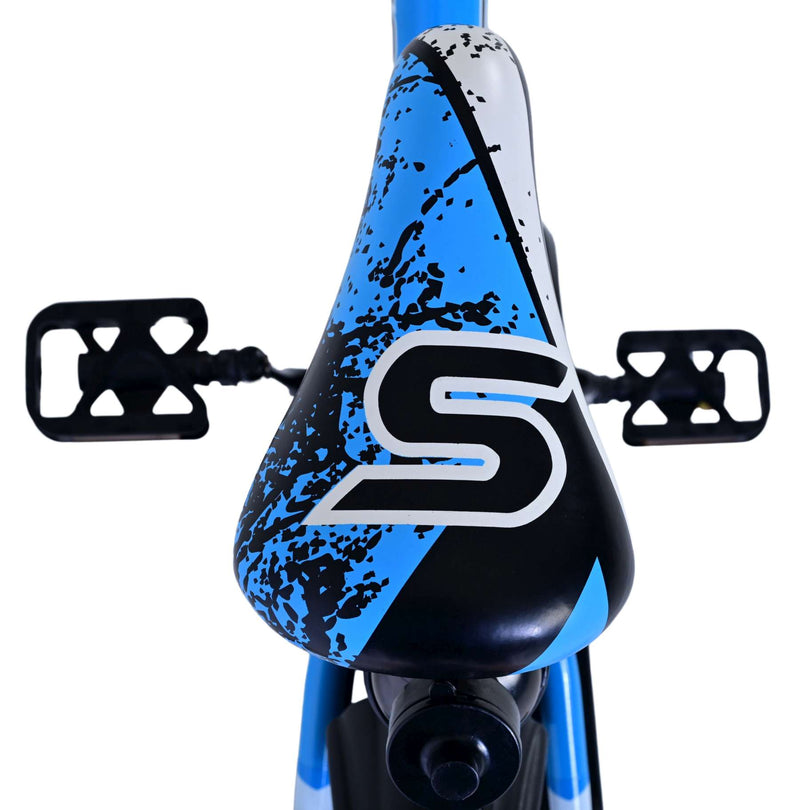 Afbeelding laden in galerijviewer, Volare sportivo kinderfiets - jongens - 16 inch - blauw zwart
