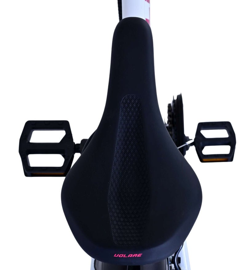 Afbeelding laden in galerijviewer, Volare xc race kinderfiets - 24 inch - 21 speed - wit roze
