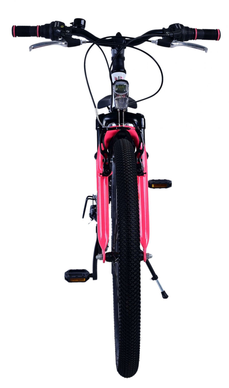 Afbeelding laden in galerijviewer, Volare xc race kinderfiets - 24 inch - 21 speed - wit roze
