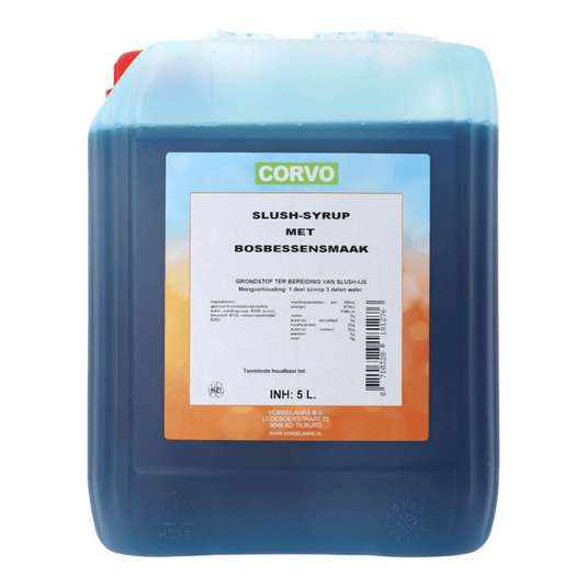 Corvo slush siroop bosbessen (5 liter)