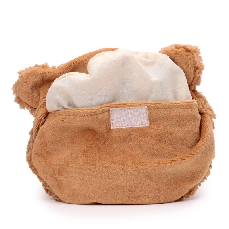 Afbeelding laden in galerijviewer, Teddybeer rond pluche magnetron heatpack lavendel tarwe
