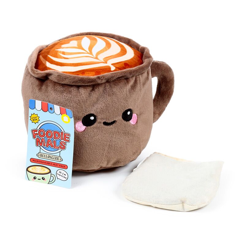 Afbeelding laden in galerijviewer, Foodiemals cappuccino magnetron heatpack lavendel tarwe
