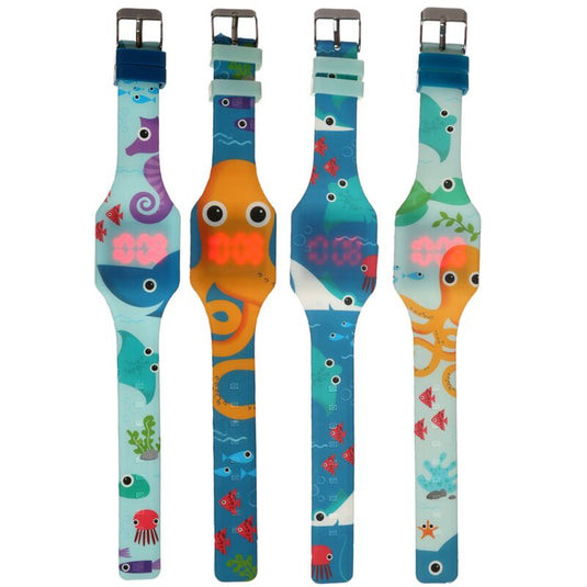Splosh zeeleven digitaal siliconen horloge