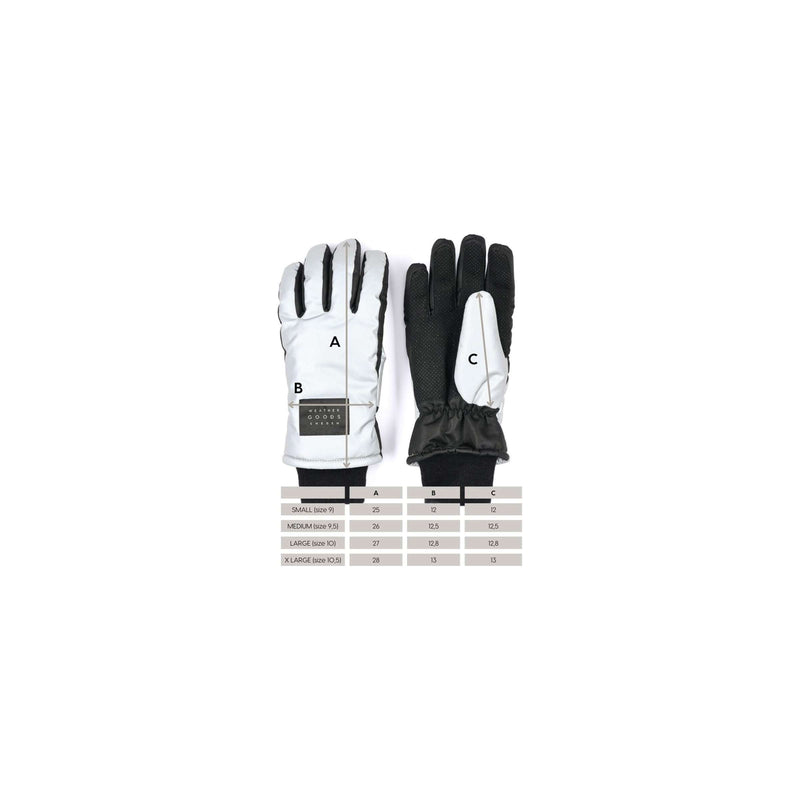 Afbeelding laden in galerijviewer, Weathergoods sweden refl. handschoenen luna silver s
