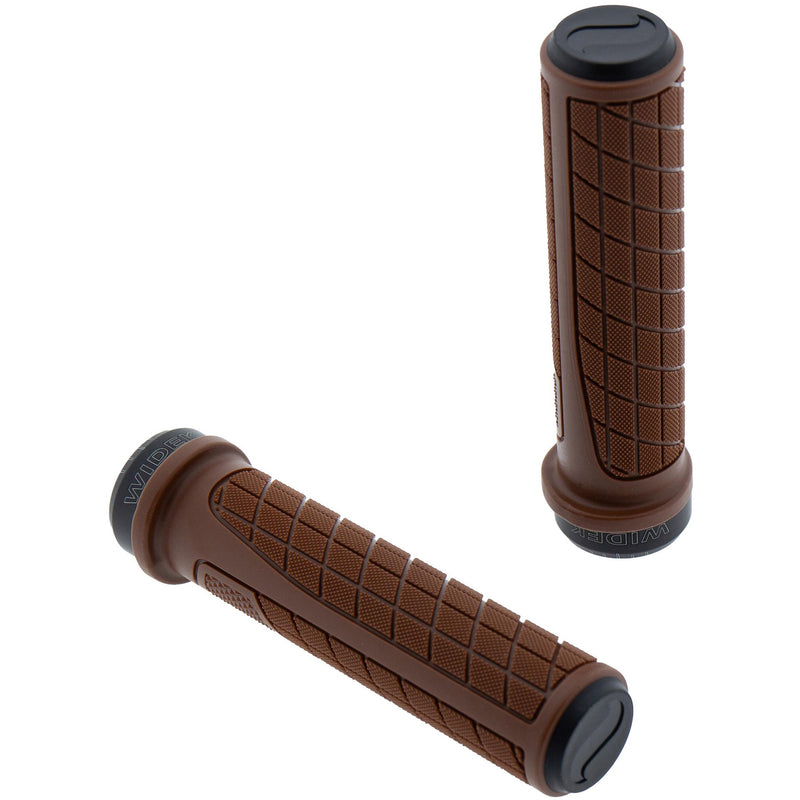 Afbeelding laden in galerijviewer, Widek handvatset the flow alu lock-ring zwart bruin
