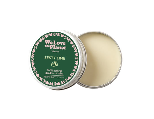 We love the planet deo balm zesty lime - vegan - 35g