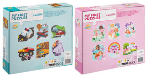 Toy universe my first puzzle 6-in-1 vormenpuzzel, 2 assorti