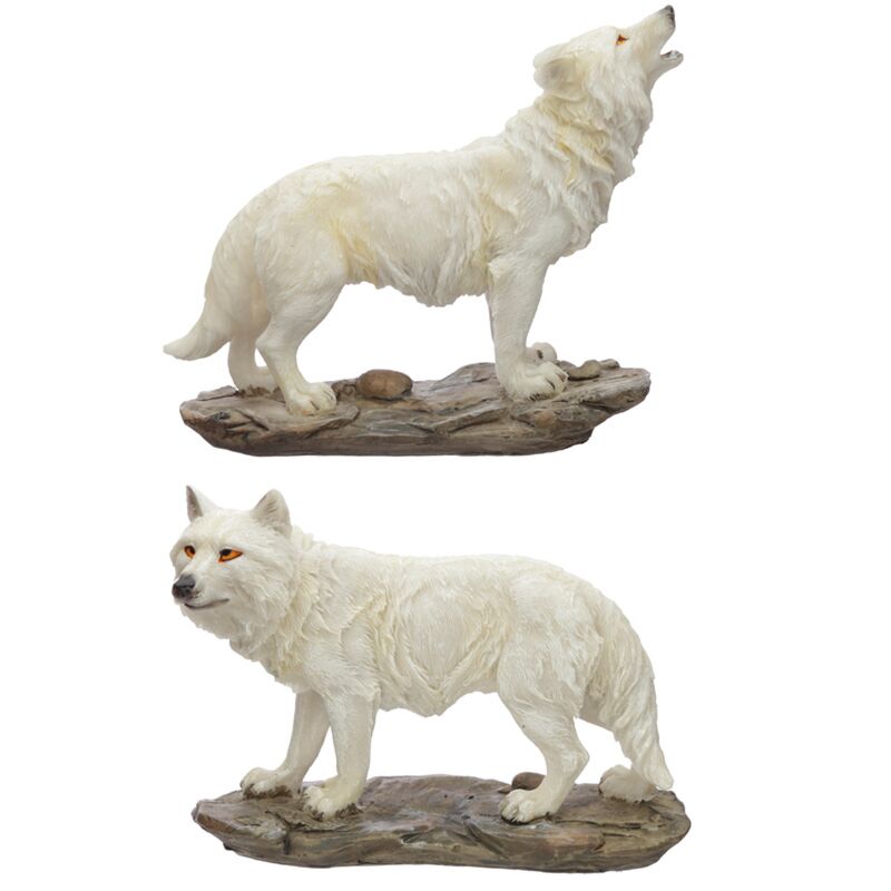 Afbeelding laden in galerijviewer, Protector of the north spirit of the night wolf beeld
