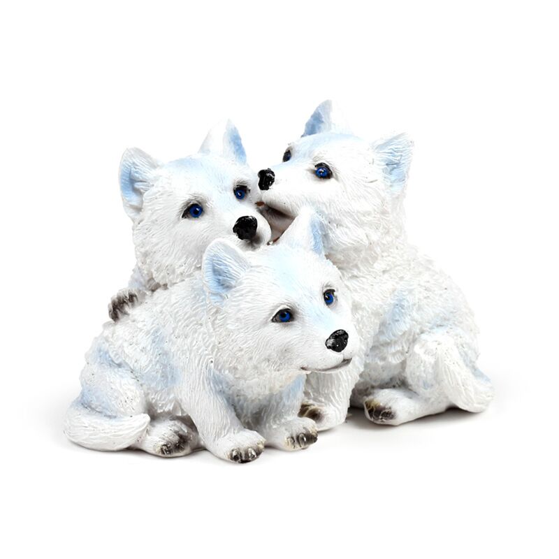 Afbeelding laden in galerijviewer, Wolf puppy trio
