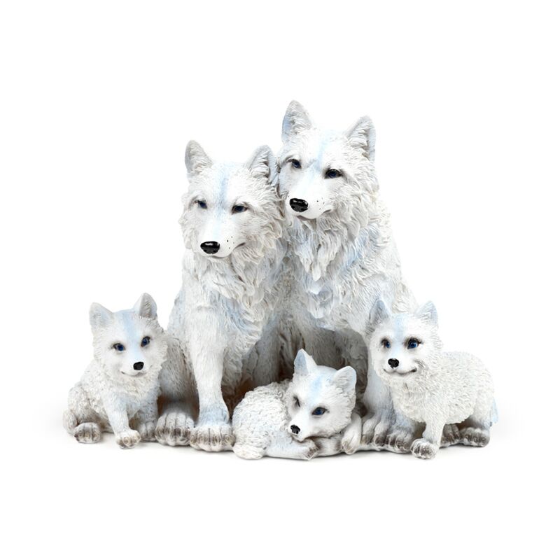 Afbeelding laden in galerijviewer, Wolf puppies familie
