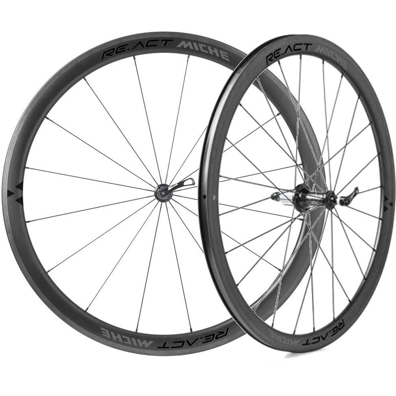 Afbeelding laden in galerijviewer, Miche wielset re.act velgrem clincher shimano passing
