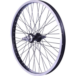 Velox achterwiel 20-1.75 2.25 bmx 14mm as 48spaaks freewheel