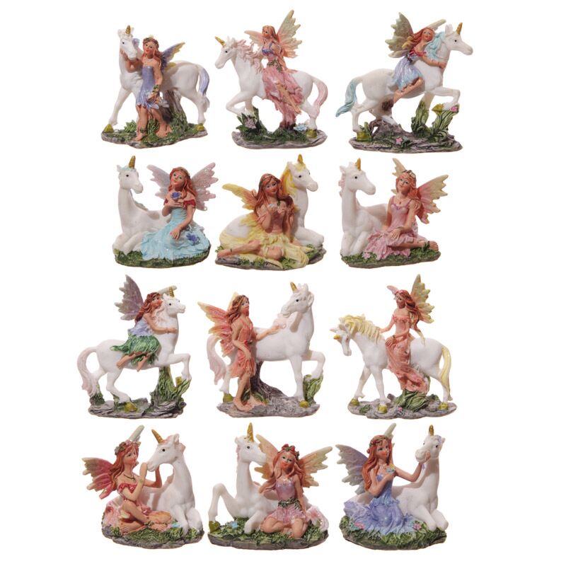 Afbeelding laden in galerijviewer, Feeën eenhoorn miniatuur beeldjes
