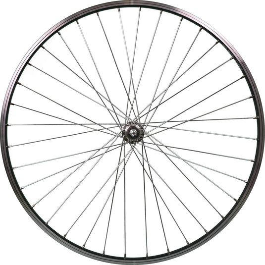 Roland achterwiel 28-15 8-13 8 parallex pion vaste as alu zw.