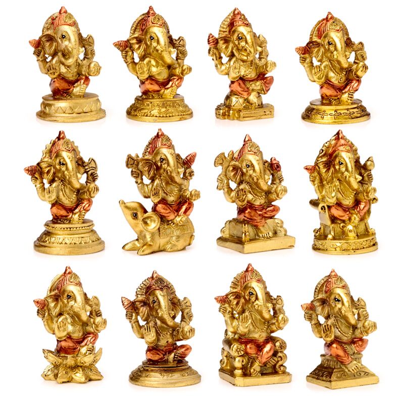 Afbeelding laden in galerijviewer, Ganesh miniatuur beeldjes
