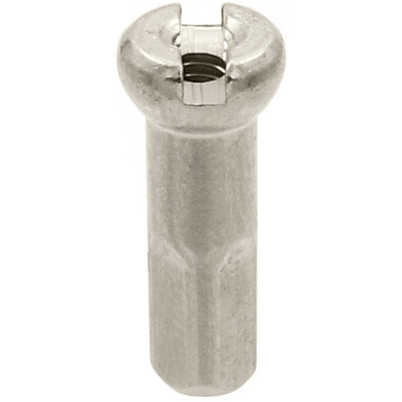 Afbeelding laden in galerijviewer, Sapim spaaknippel 14 polyax 14mm zilver messing (100st)
