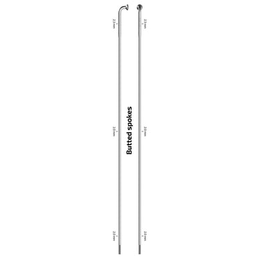 Sapim spaak 14-244 x-strong rvs zonder nippel (100st)