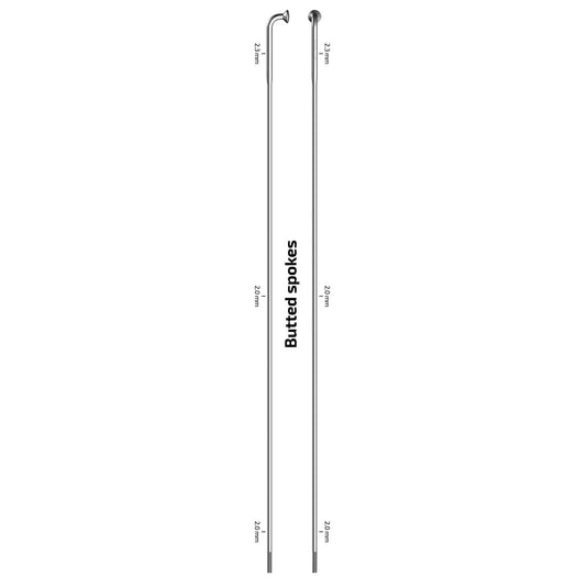 Sapim spaak 14-282 x-strong rvs zonder nippel (100st)