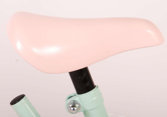 Woezel Pip Pip Kinderfiets Meisjes 10 inch Mint Blauw Roze Doortrapper