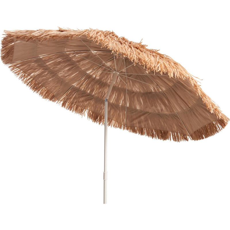 Afbeelding laden in galerijviewer, Pro beach parasol bruin raffia ã¸180cm
