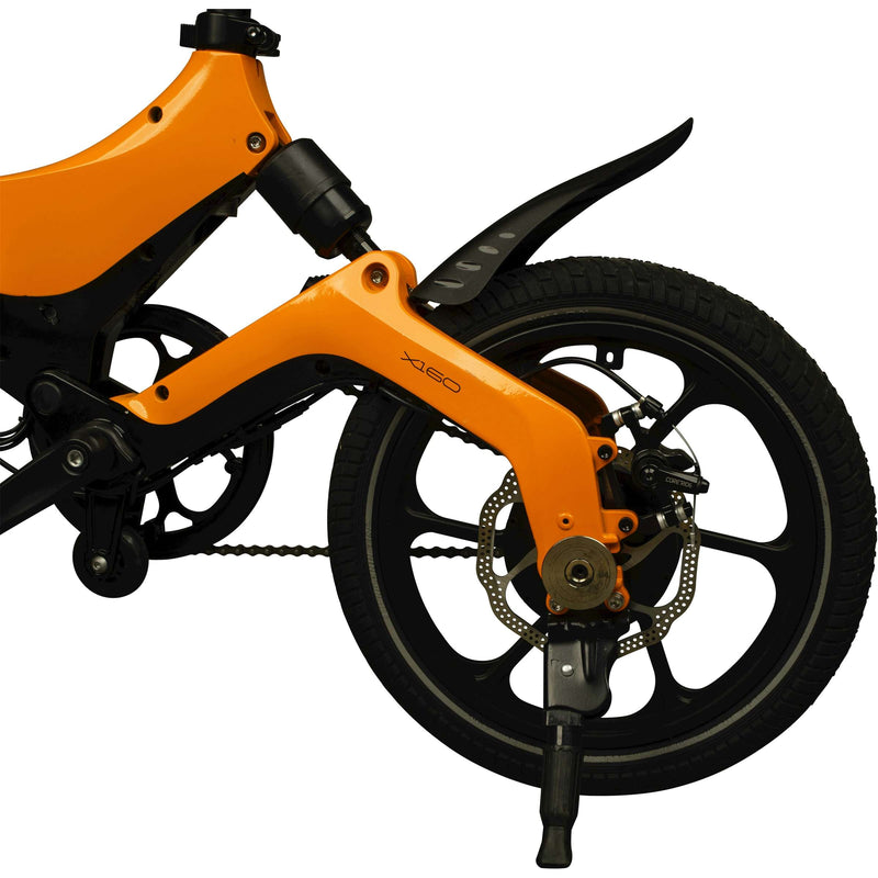 Afbeelding laden in galerijviewer, Bohlt Elektrische vouwfiets X160 oranje
