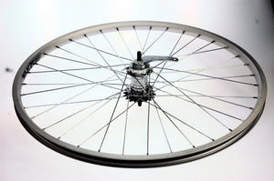 Steel achterwiel 24x1.75 velo remnaaf