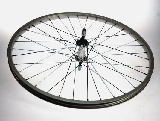 Bike fun kids voorwiel 24x1.75 alu zilver blank
