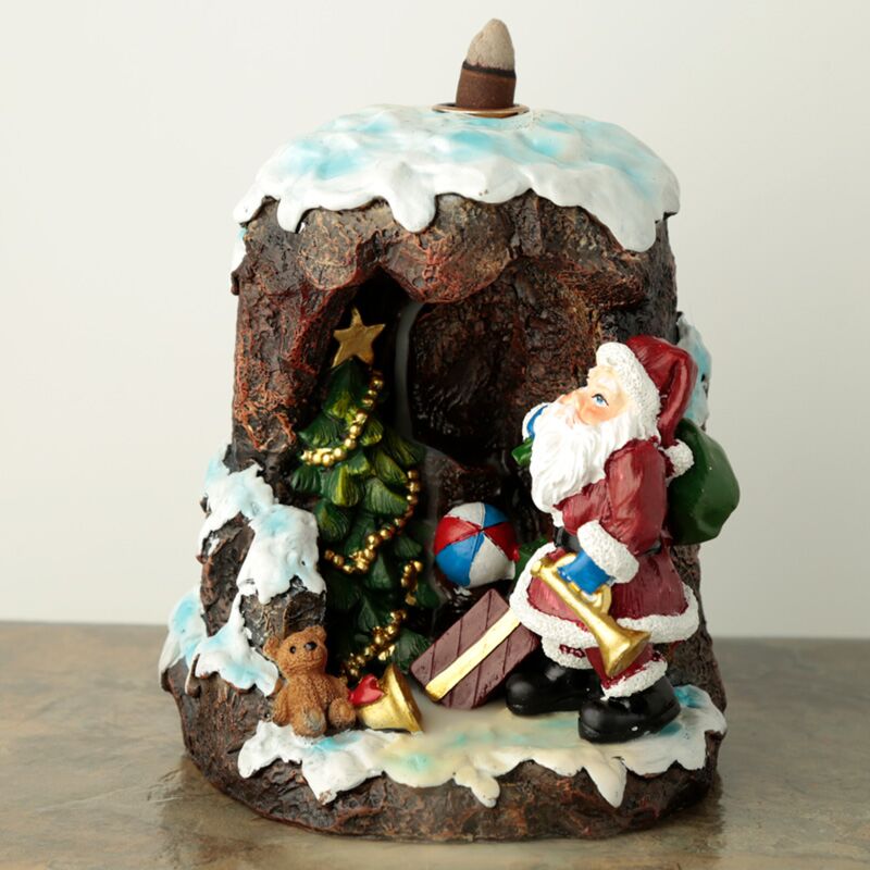 Afbeelding laden in galerijviewer, Kerstmis grot backflow wierook houder
